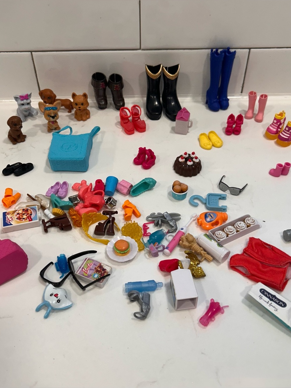 Fashion Doll Accessories Shoes Boots Food Purses Hanger For Some Barbie